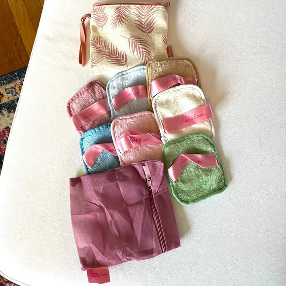 MAKEUP ERASER Multi Color 7 Day Set with Laundry Bag and Storage Bag-New! - Picture 2 of 7